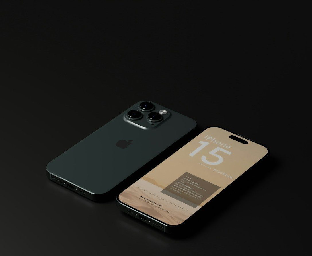 a black and a gold oneplug phone on a black surface
